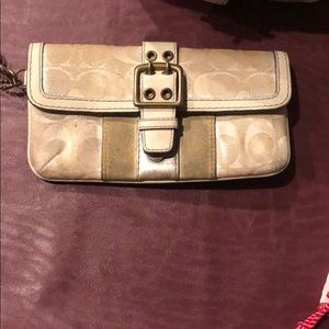 Coach wristlet wallet